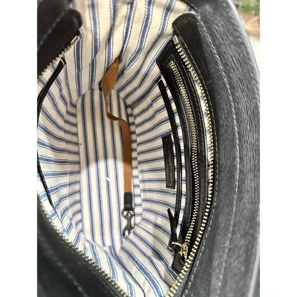 Dooney & Bourke Saffiano Black Leather Zip Crossbody Shoulder Bag B000478 - Picture 16 of 16